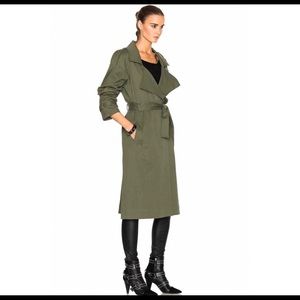 Marissa Webb Corey Canvas Trench